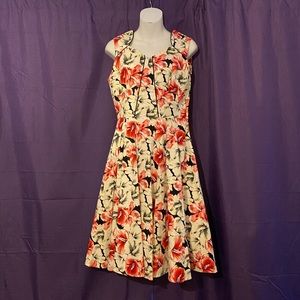 Hearts & Roses pinup style dress